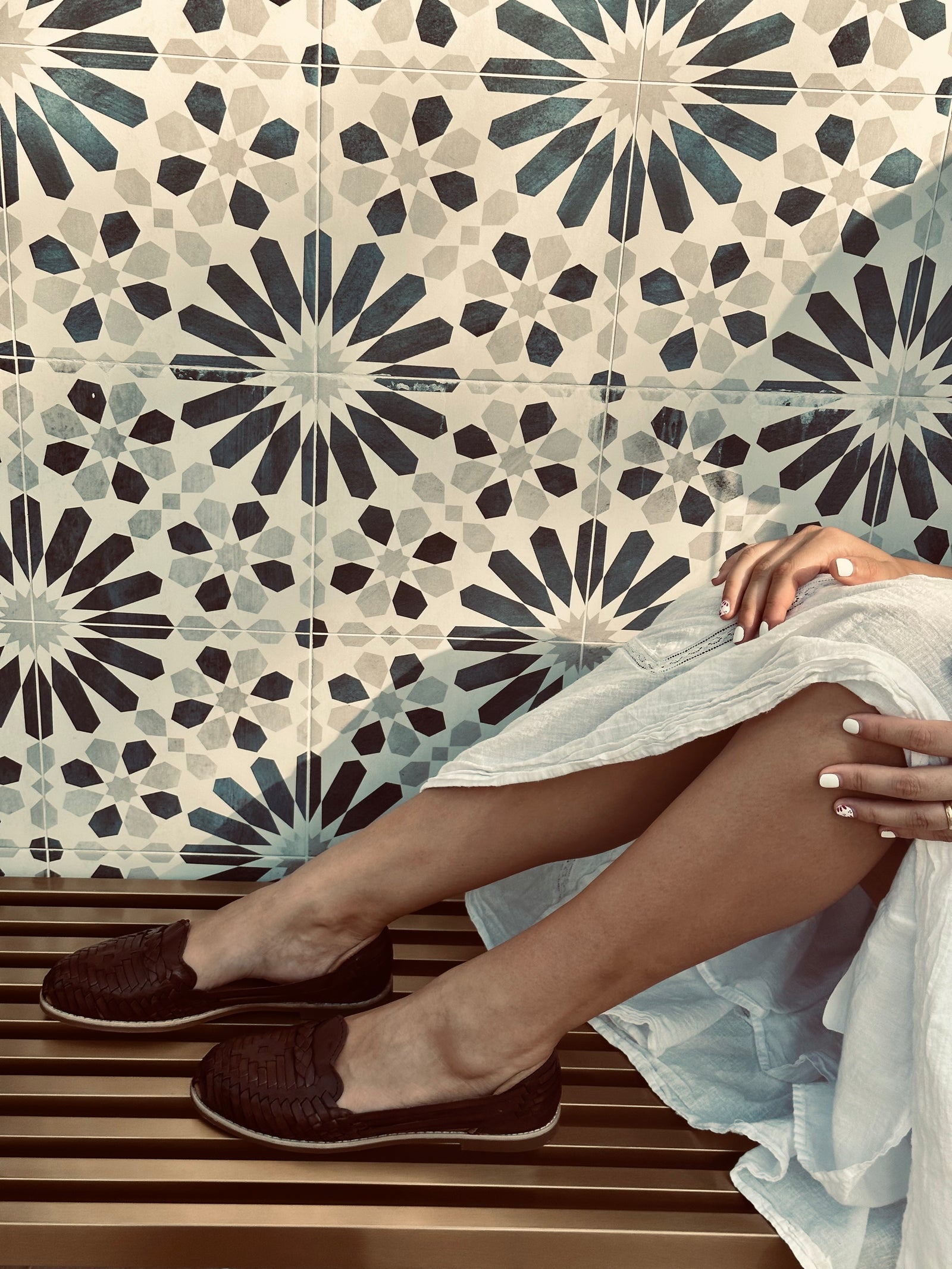 Essential Brown Leather Huarache Sandals