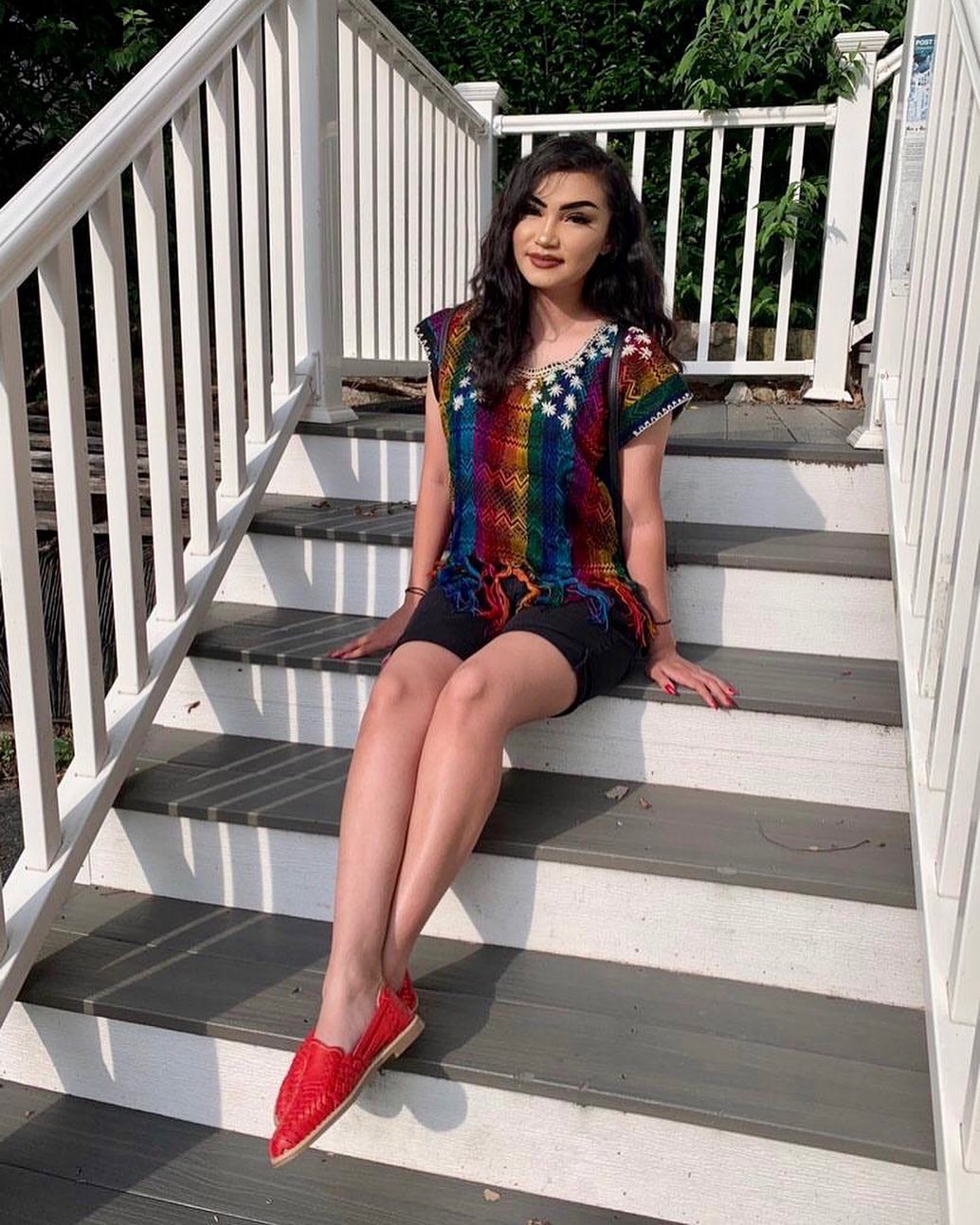 Red Passion Mexican Leather Huaraches - Ethnic Heritage