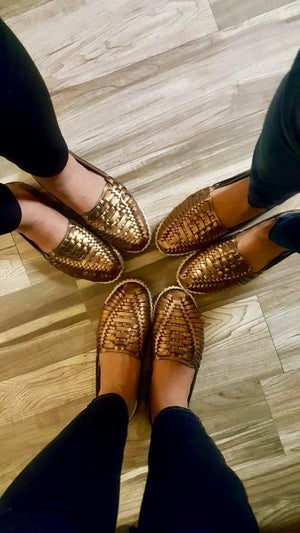 The Bronze Mexican Leather Huaraches