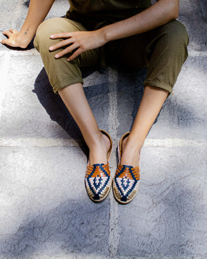 The Artesano Leather Huarache Flat Sandals
