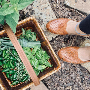 Lulu Platform Mexican Leather Huaraches