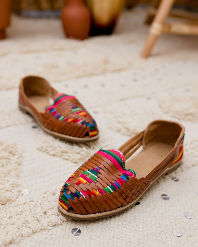 Leather sandals for women Ethnic Heritage