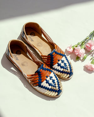 The Artesano Leather Huarache Flat Sandals