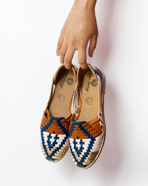 The Artesano Leather Huarache Flat Sandals