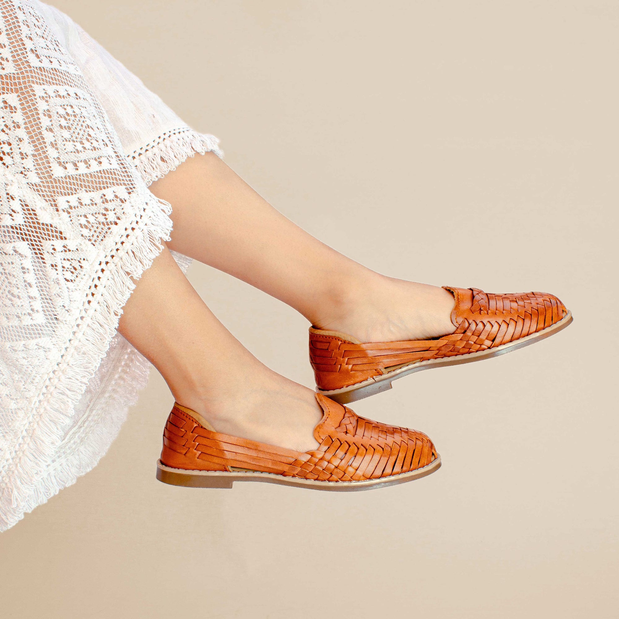 The Traditional - Tan| Storifootwear Mexican Huarache Sandal – Stori  Footwear